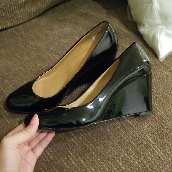 J. Crew patent leather wedge - Picture 2 of 2